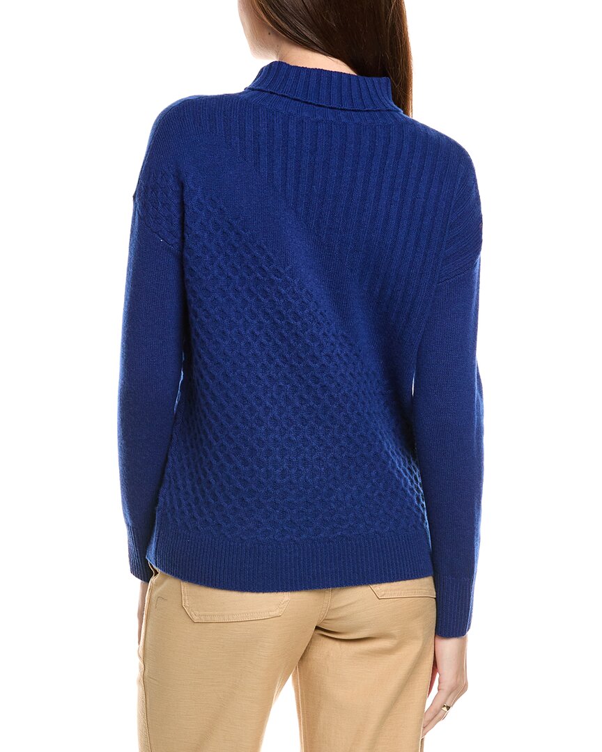 kier + j turtleneck wool & cashmere-blend sweater