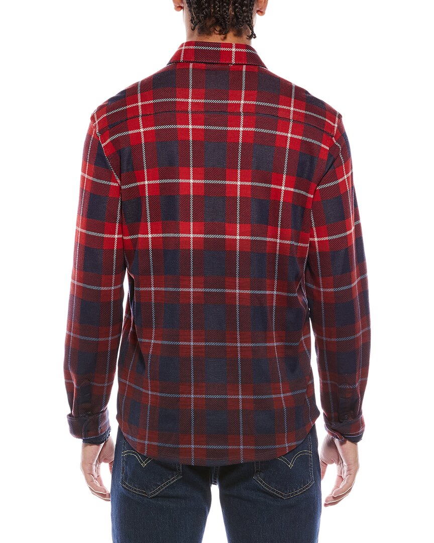 jacquard knit check shirt
