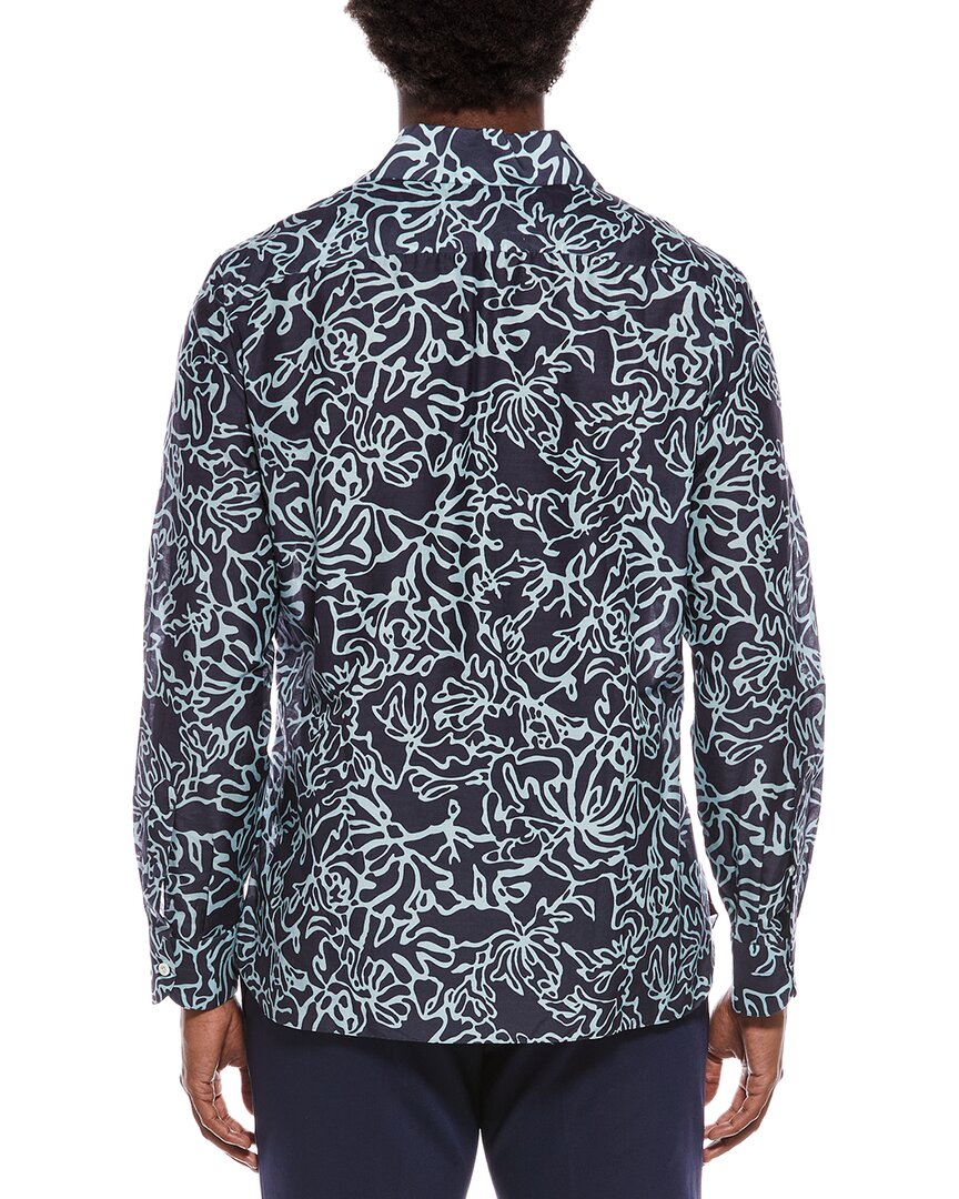 silk-blend sport shirt