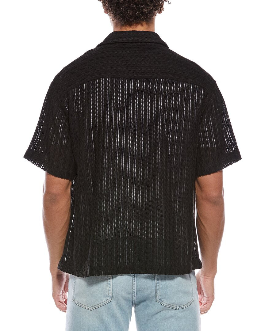 frame crochet shirt