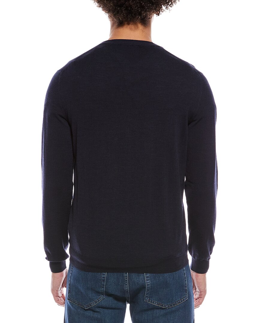 zanone by v-neck wool-blend cardigan