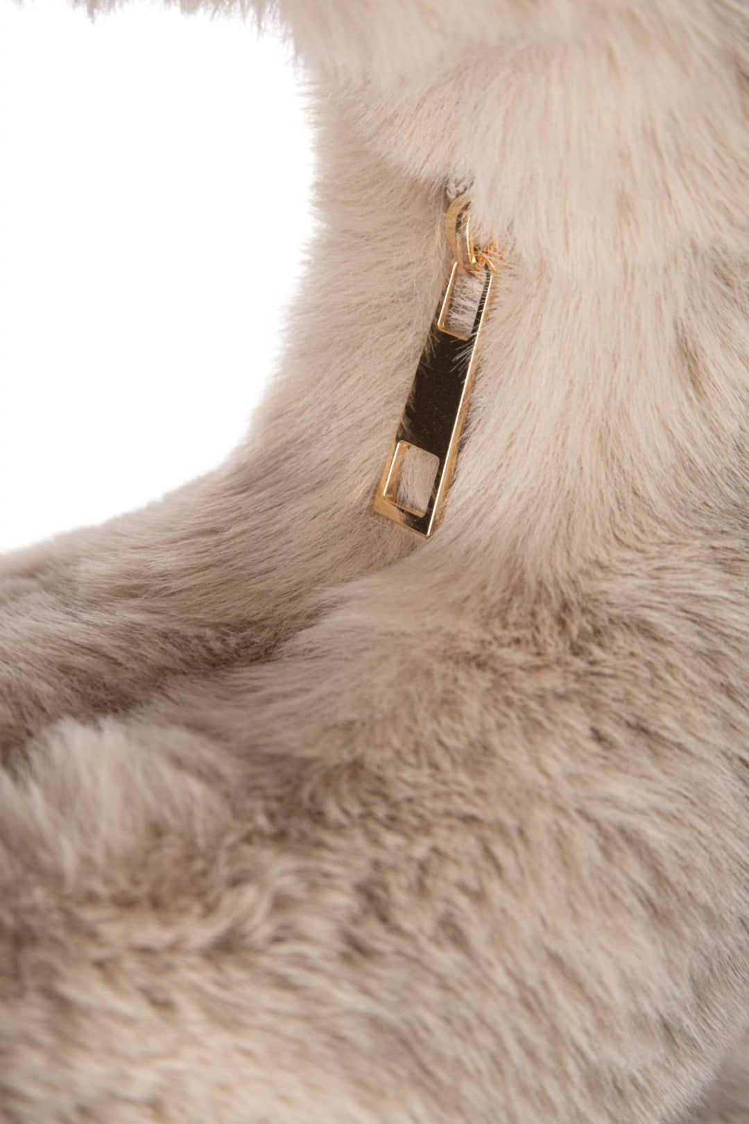 women's alix mini faux fur hobo bag in oat