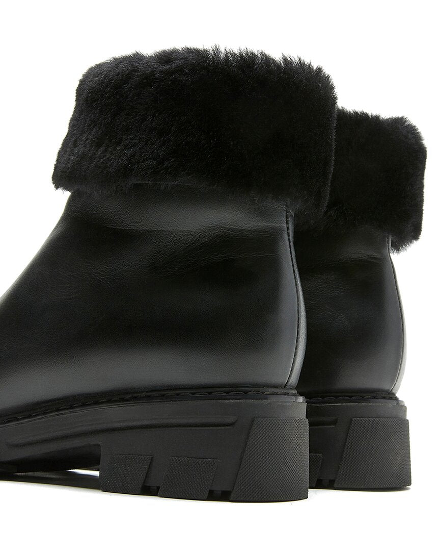 adda waterproof leather bootie