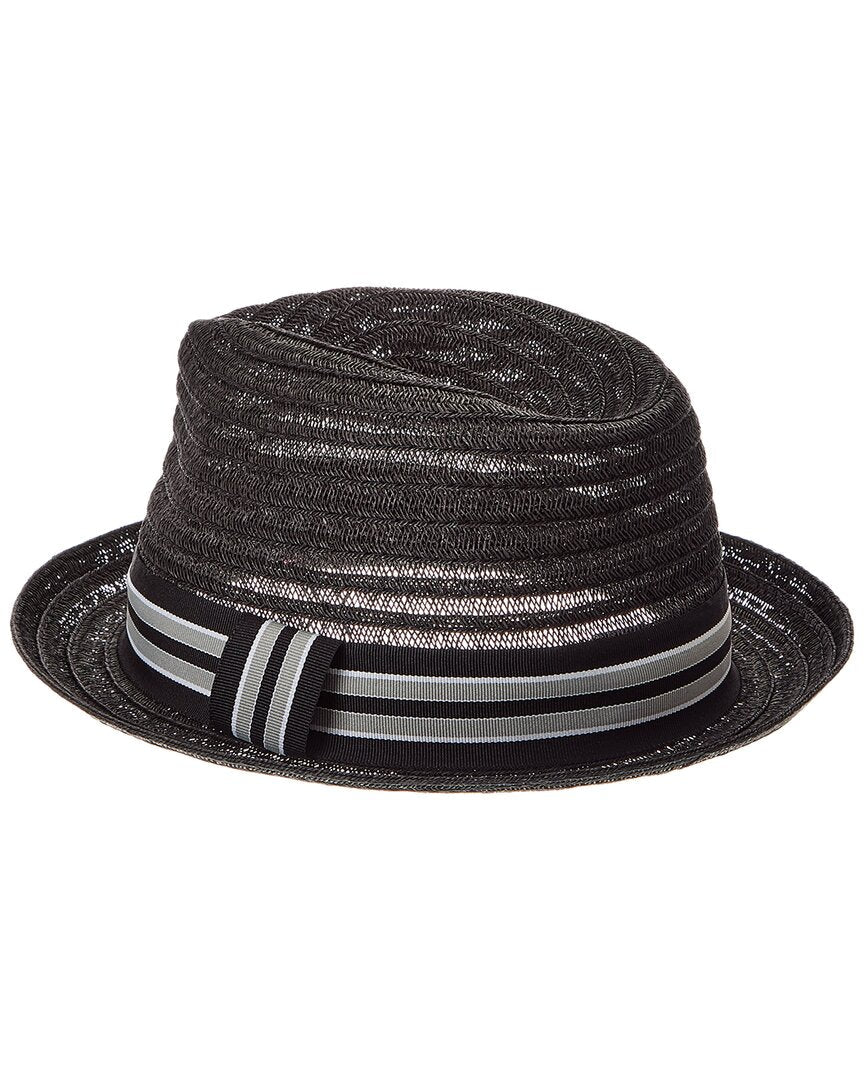packable open weave triby straw hat