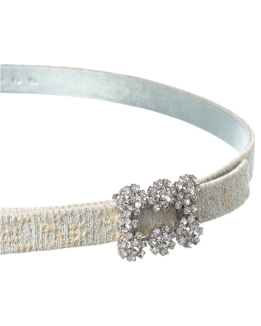 buckle tweed belt