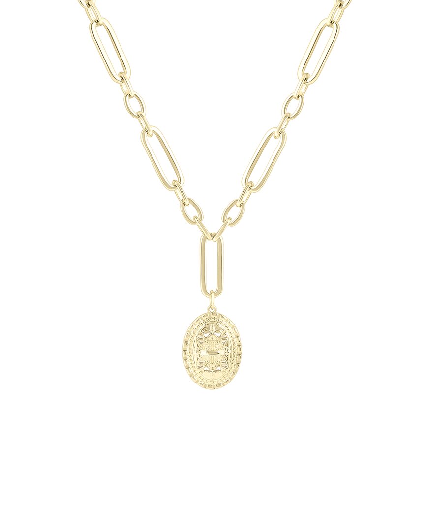 14k plated august lariat