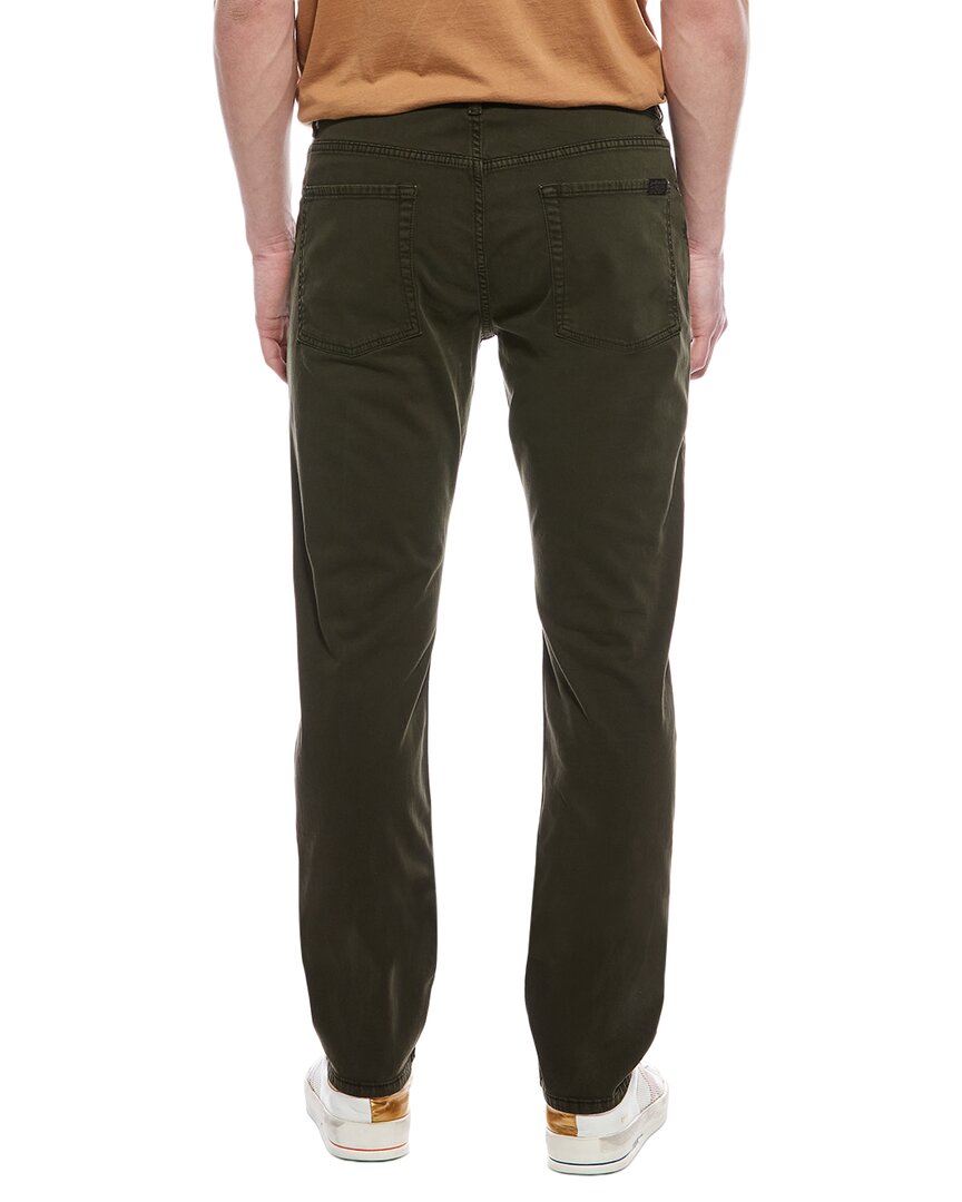 luxe performance dark olive the straight jean