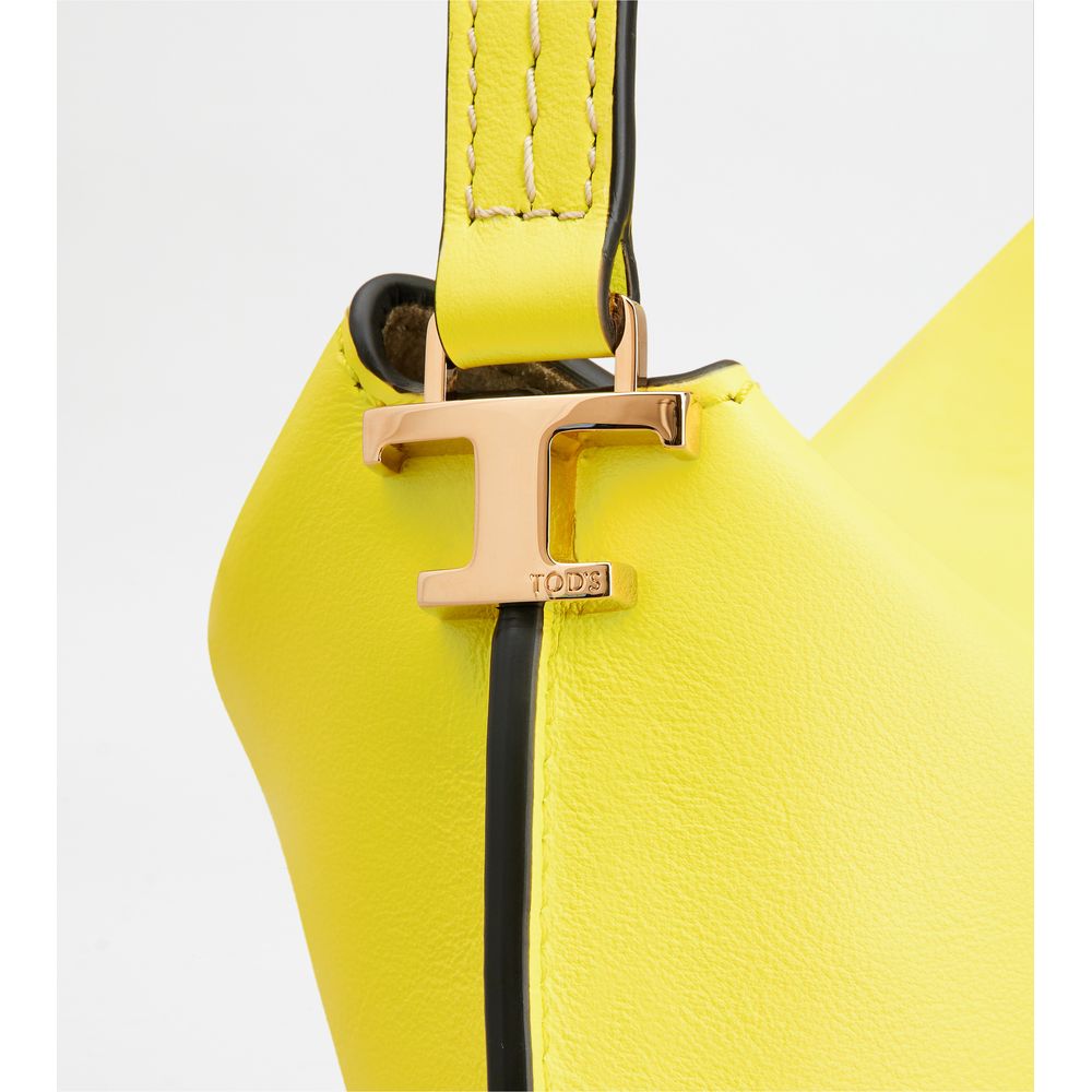 t case hobo bag in leather micro