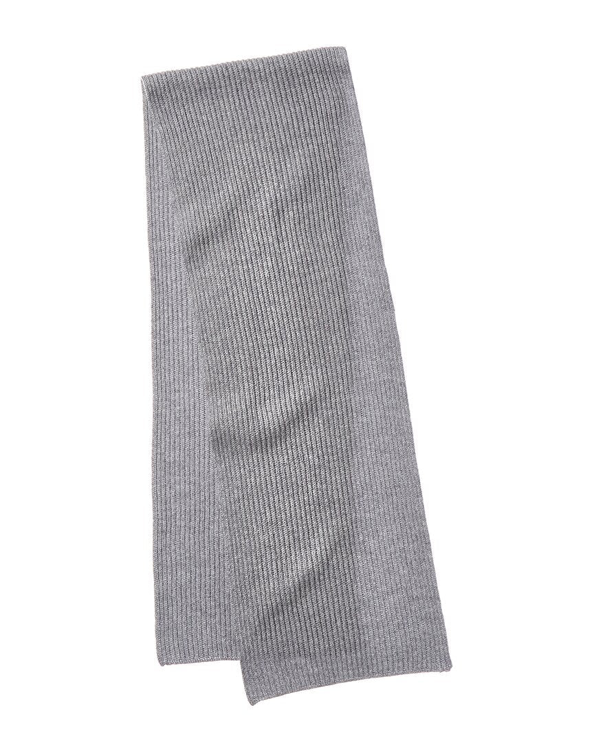 collection ribbed wool & cashmere-blend scarf