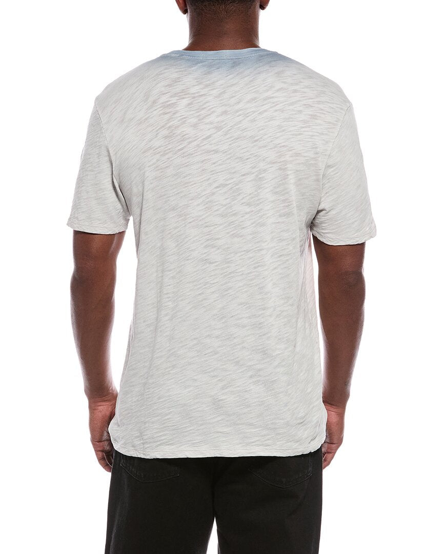spray treatment slub jersey shirt