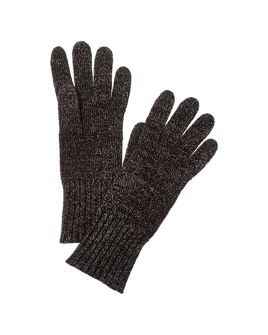 lurex cashmere gloves