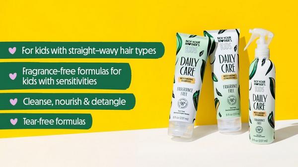 Kids Daily Care Moisturizing Fragrance-Free Tear-Free Shampoo
