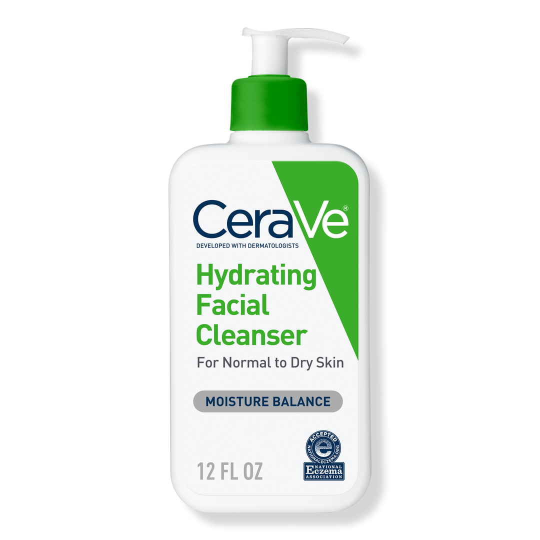 Hydrating Facial Cleanser, Gentle Face Wash for Balanced to Dry Skin