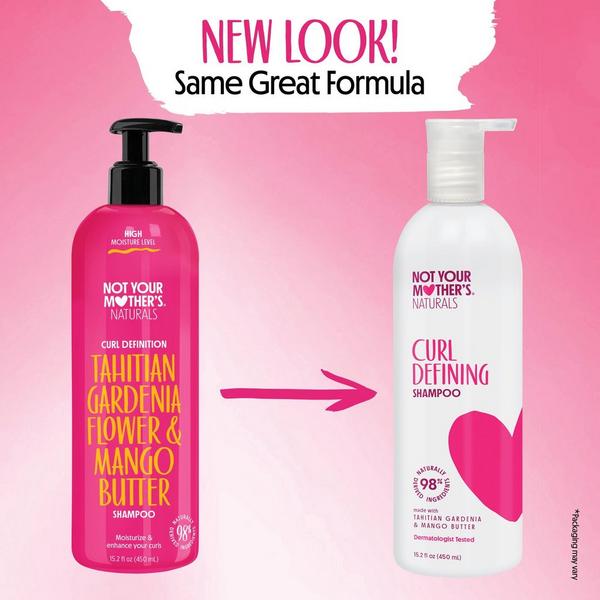 Naturals Tahitian Gardenia & Mango Butter Curl Definition Shampoo