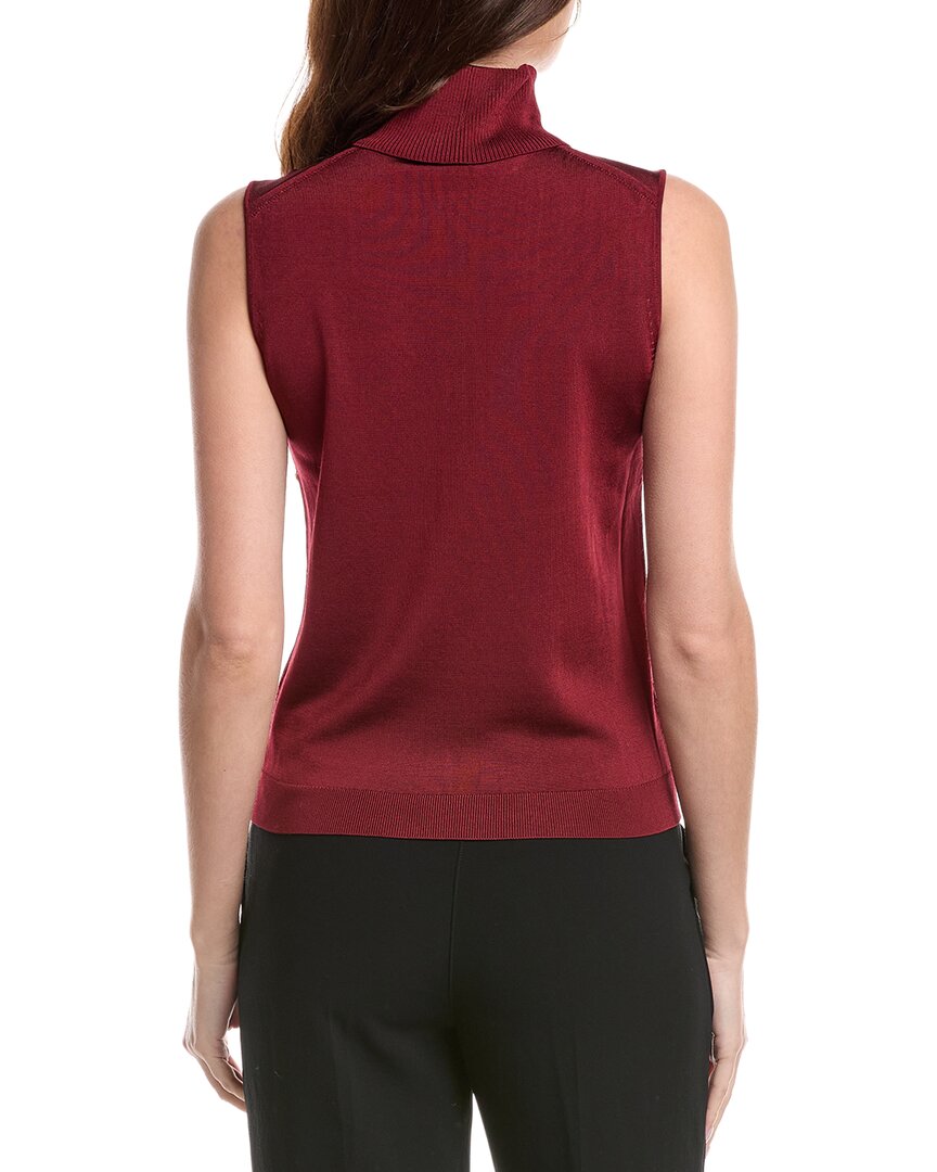 sleeveless turtleneck shell