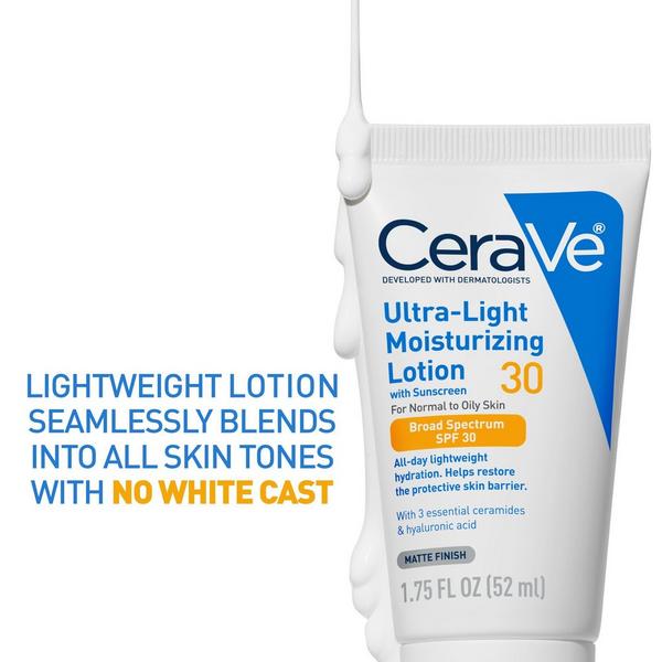 Ultra-Light Moisturizing Lotion with SPF 30 for Balanced to Oily Skin