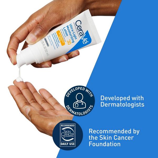 Ultra-Light Moisturizing Lotion with SPF 30 for Balanced to Oily Skin