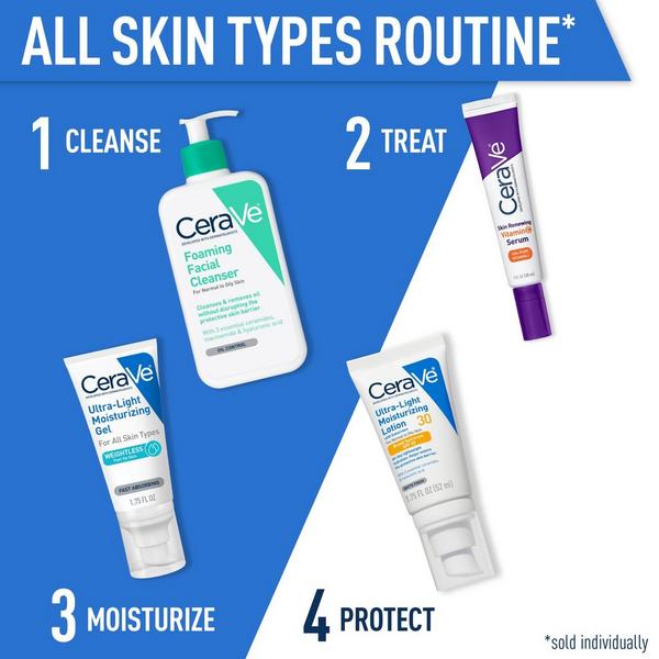 Ultra-Light Moisturizing Lotion with SPF 30 for Balanced to Oily Skin