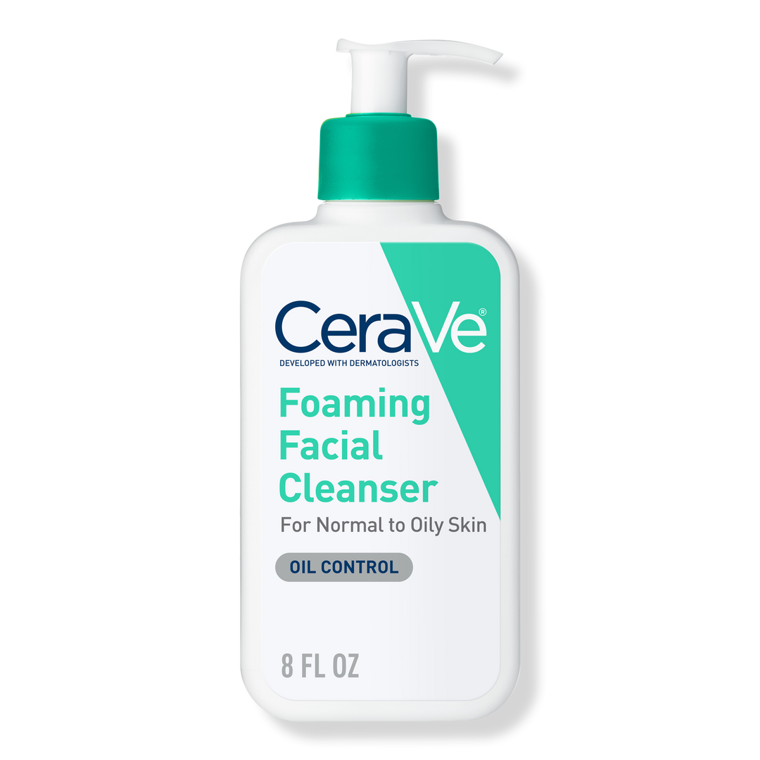 Foaming Facial Cleanser, Gel-Based Face Wash for Balanced to Oily Skin