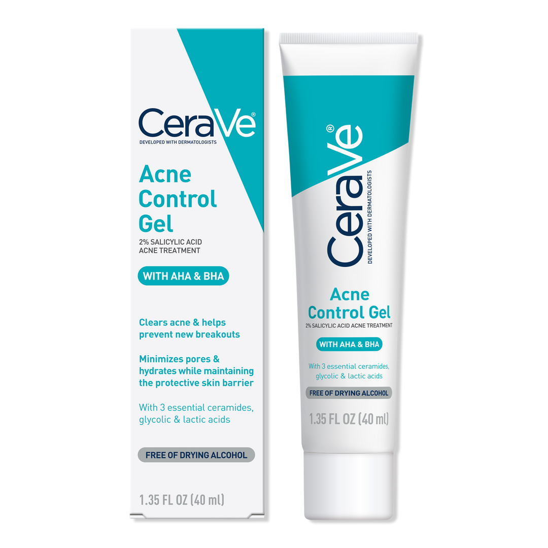 Acne Control Gel Blemish Treatment with AHA & BHA for Acne Prone Skin