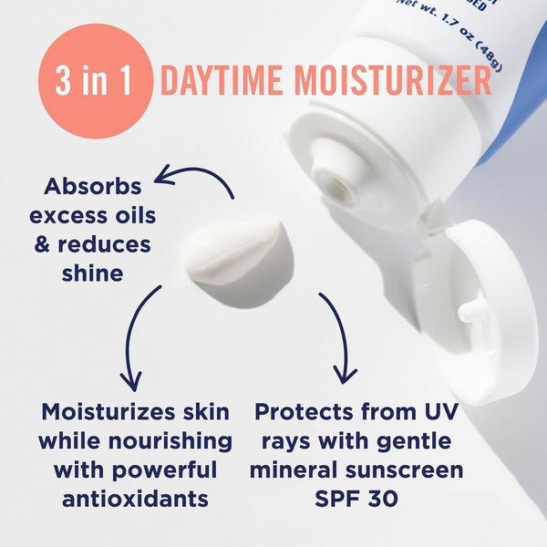 Oil Control Moisturizer with Broad Spectrum SPF 30 Mineral Sunscreen
