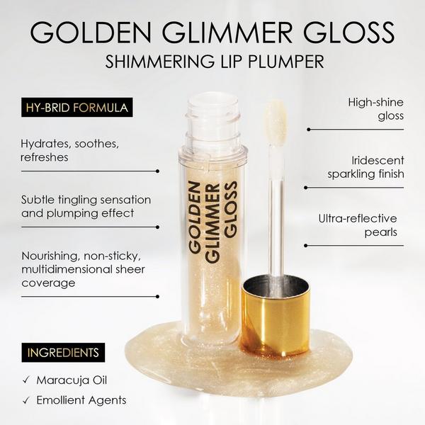 Golden Glimmer Gloss Shimmering Lip Plumper