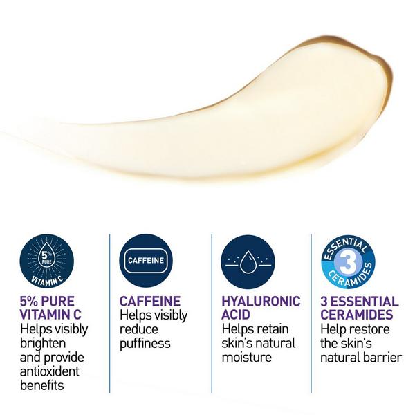 Skin Renewing Vitamin C Eye Cream, Anti-Aging Eye Treatment for Dark Circles & Puffiness