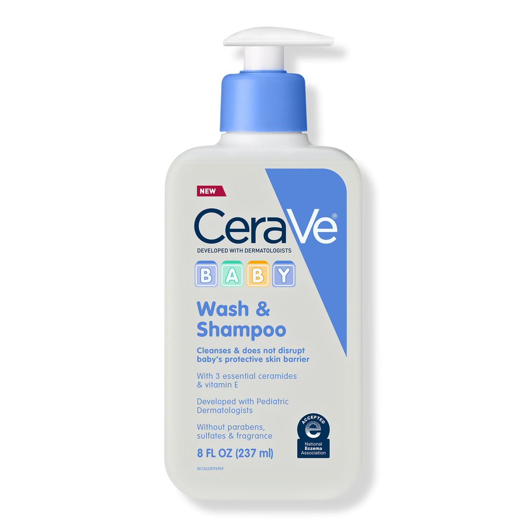 Baby Wash & Shampoo, 2-in-1 Gentle Tear-Free Cleanser for Sensitive Skin & Hair