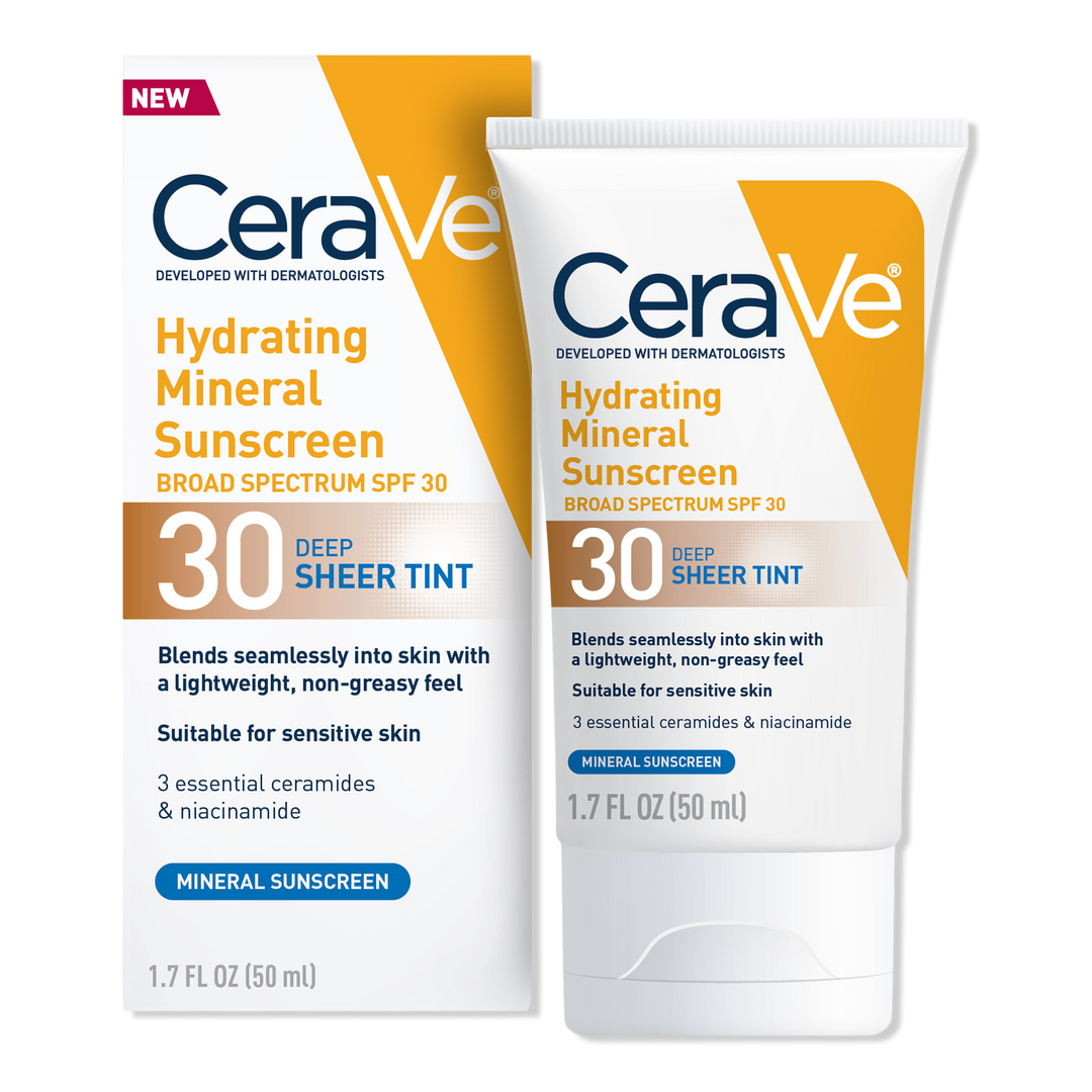 Hydrating Mineral Sunscreen Face Lotion with Sheer Tint SPF 30