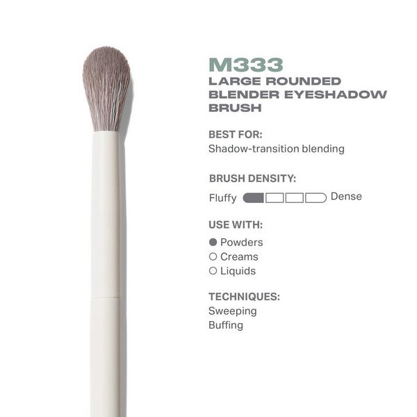 M333 Large Rounded Blender Eyeshadow Brush