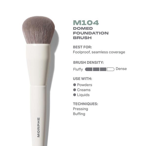 M104 Domed Foundation Brush