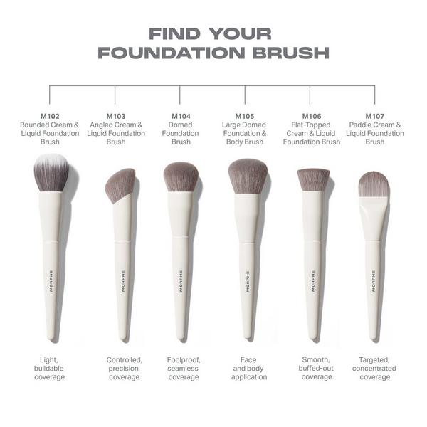 M104 Domed Foundation Brush
