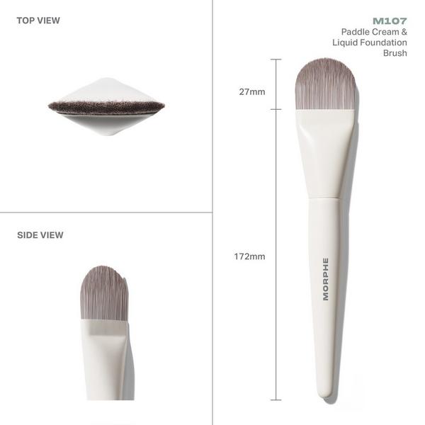M107 Paddle Cream & Liquid Foundation Brush