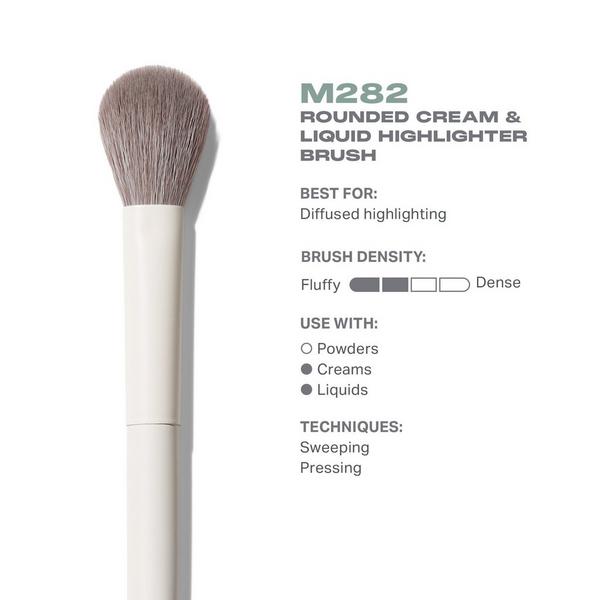 M282 Rounded Cream & Liquid Highlighter Brush