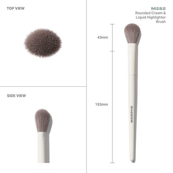 M282 Rounded Cream & Liquid Highlighter Brush