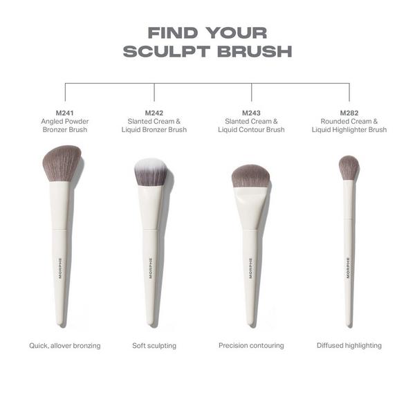 M282 Rounded Cream & Liquid Highlighter Brush