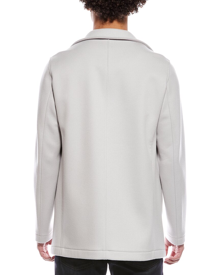 short wool & cashmere-blend coat
