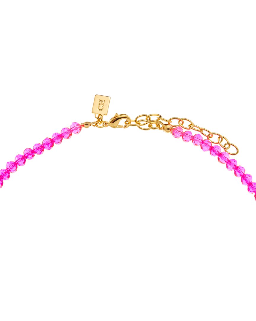 18k plated colorful necklace
