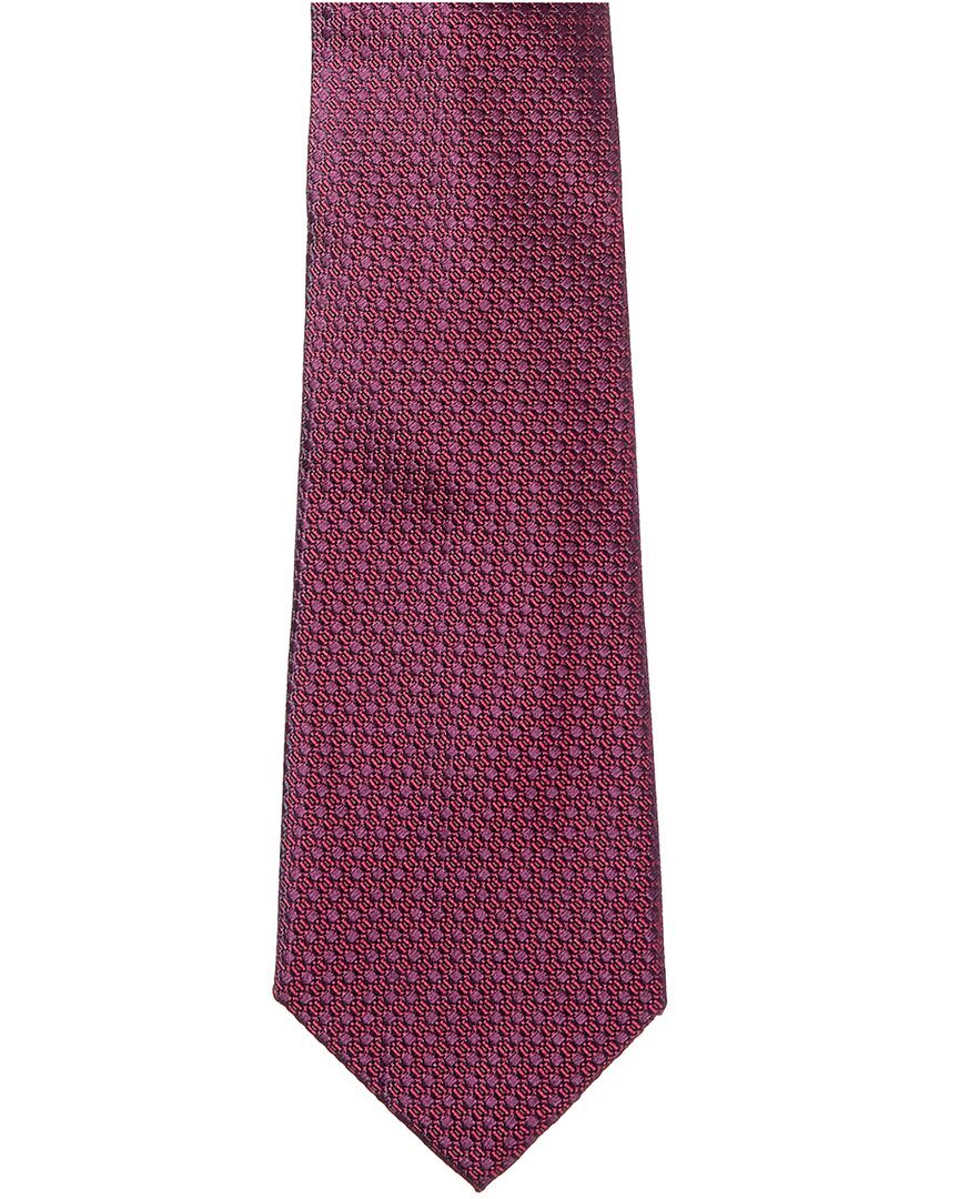purple silk tie