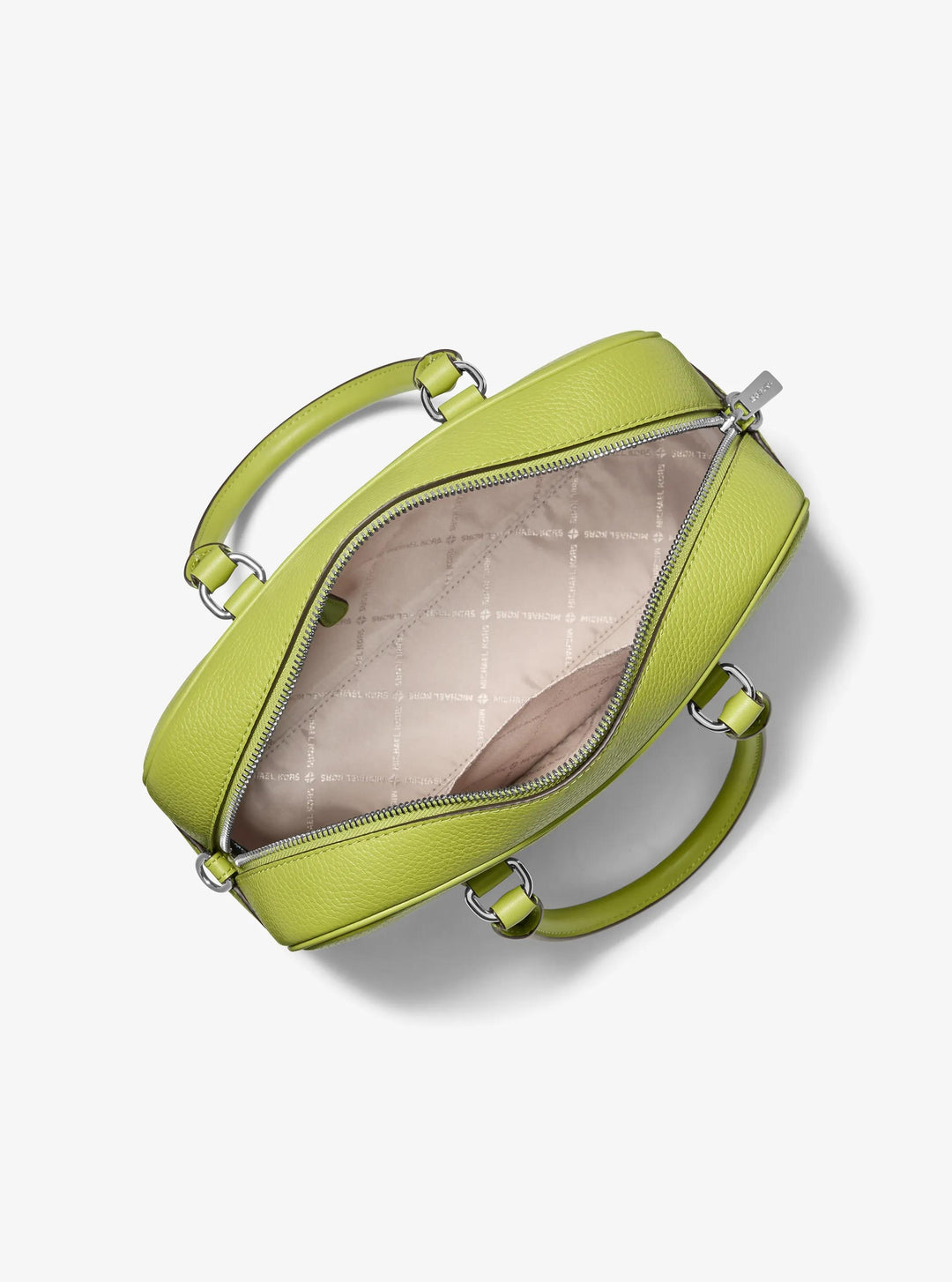 thompson medium pebbled leather satchel