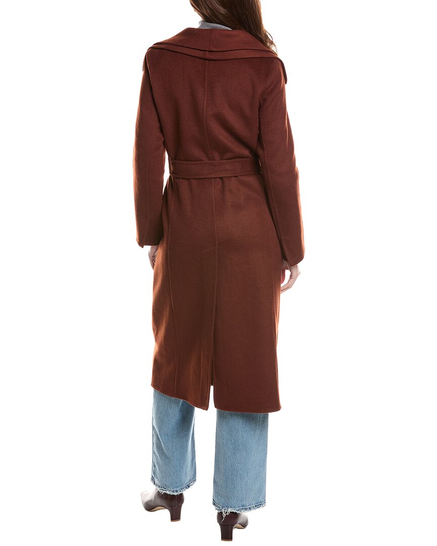 double face wool-blend coat