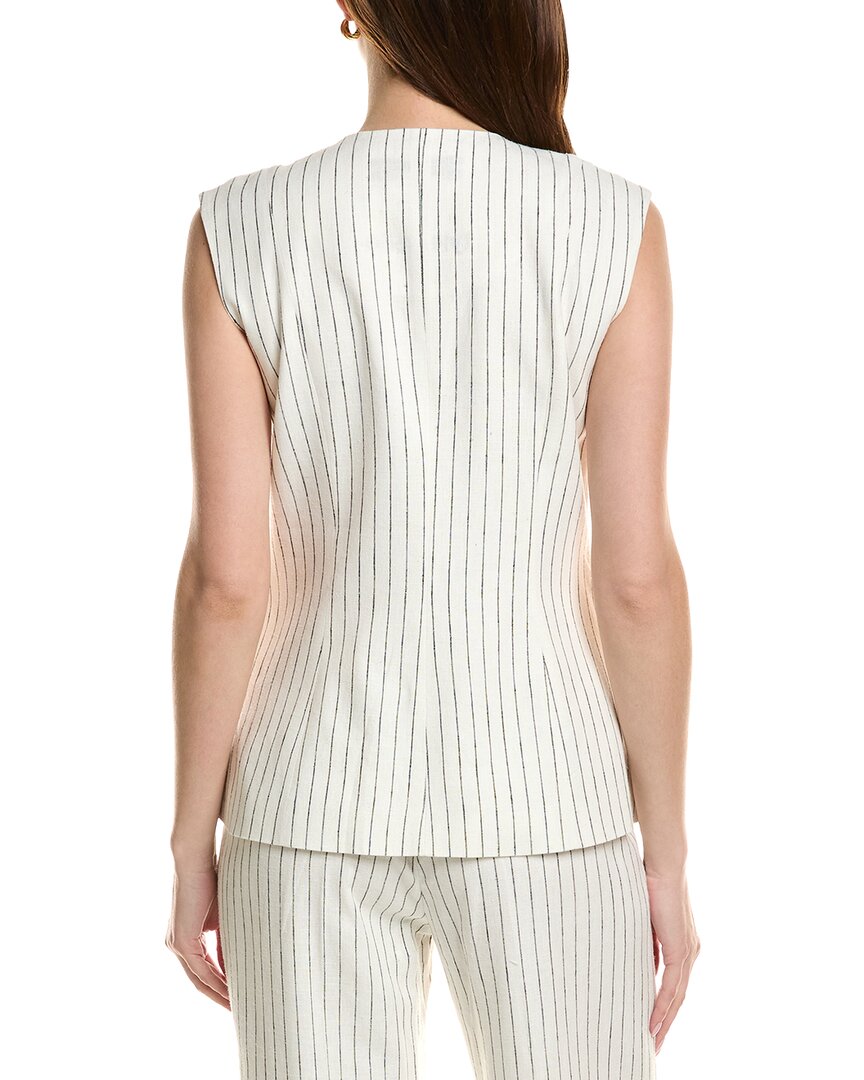 kate linen-blend vest