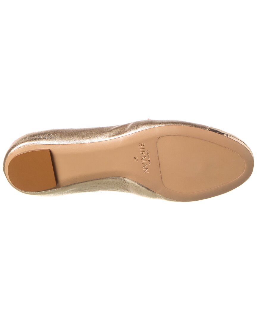 clarita leather ballerina flat