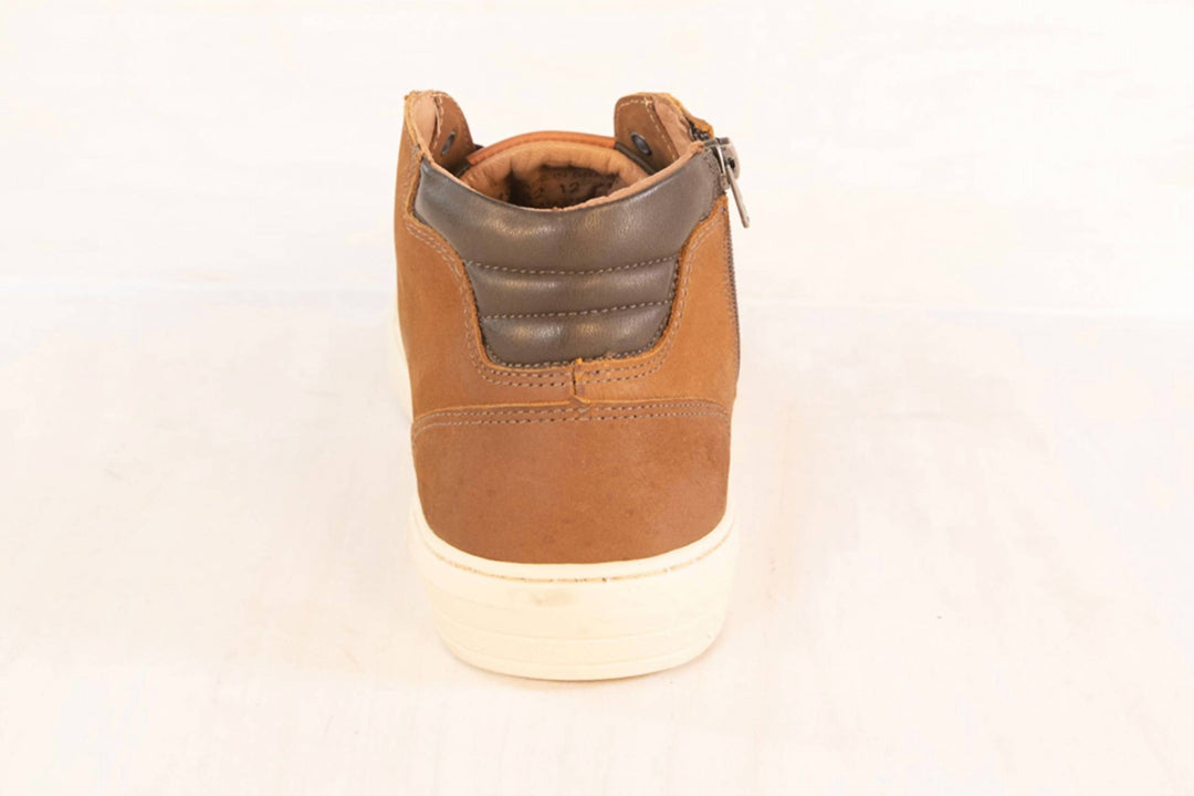 men campinas sneakers in distressed cognac