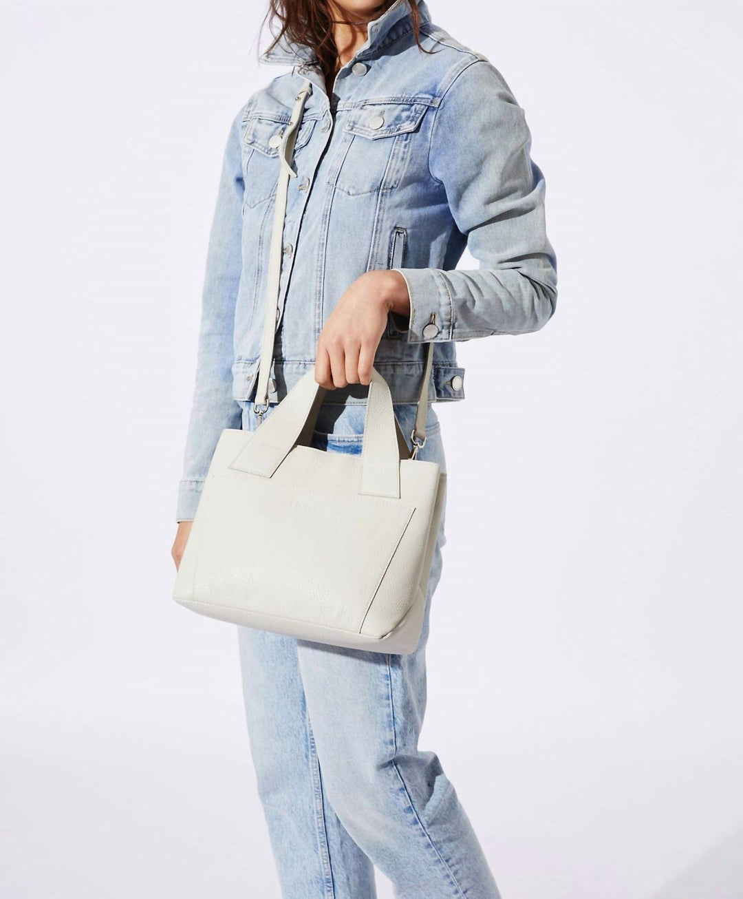 women's charlene satchel bag in ivory