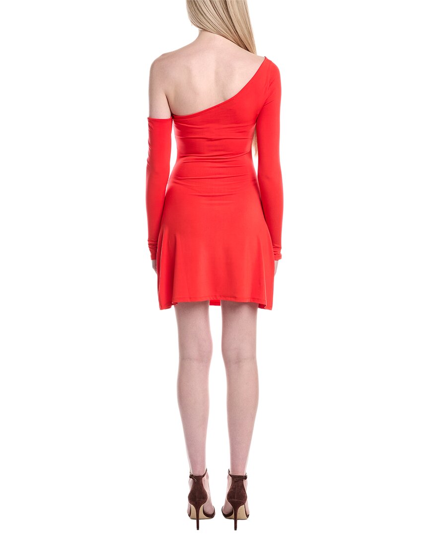 one-shoulder mini dress