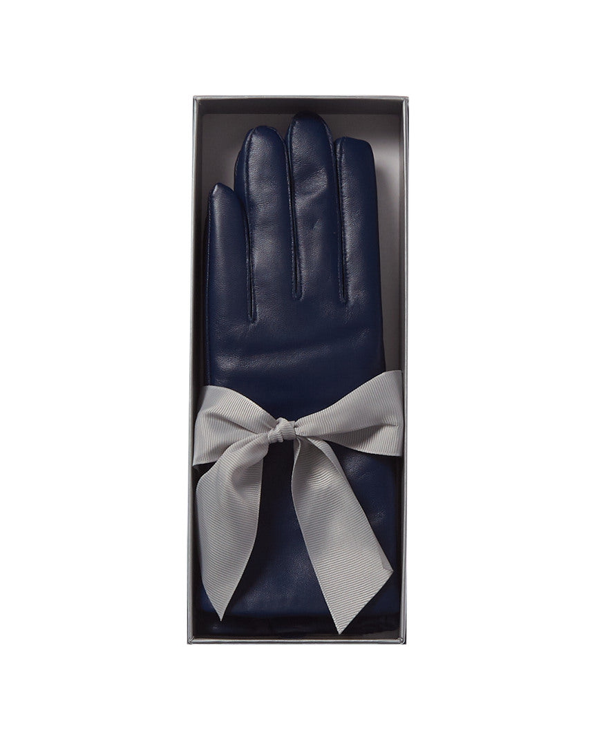 leather glove in gift box