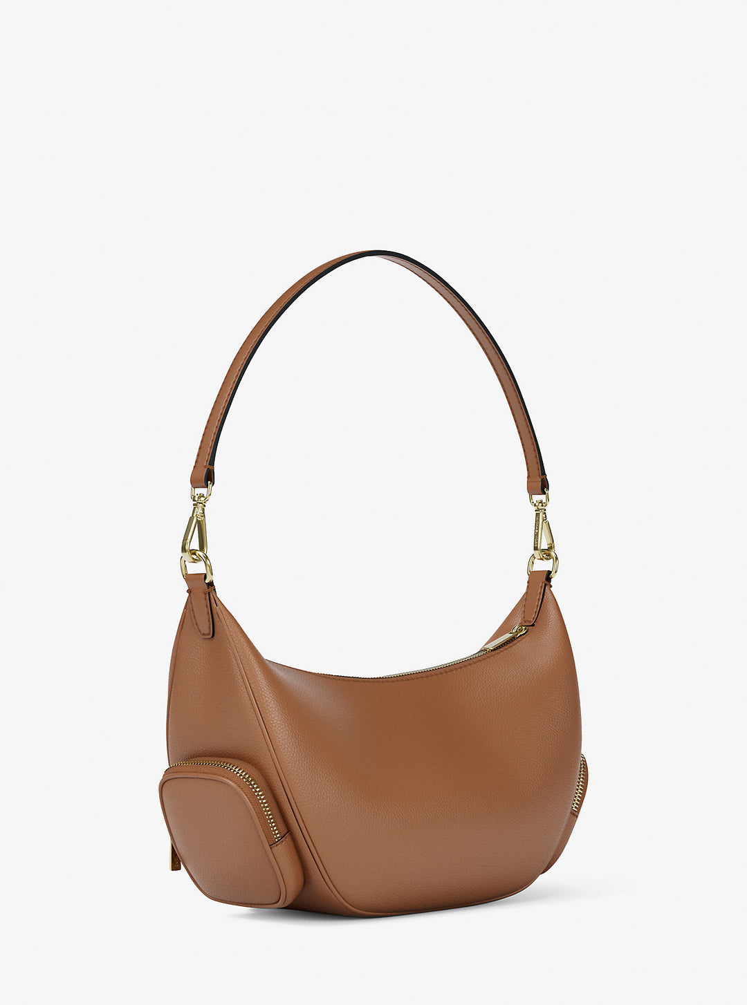 merritt medium pebbled leather convertible shoulder bag