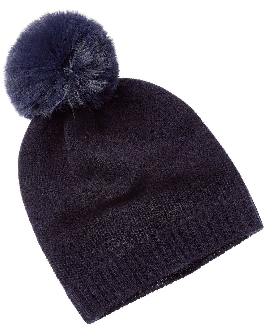zig-zag texture cashmere beanie