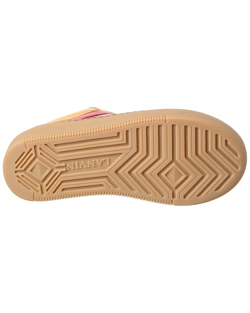 semelle haute leather sneaker